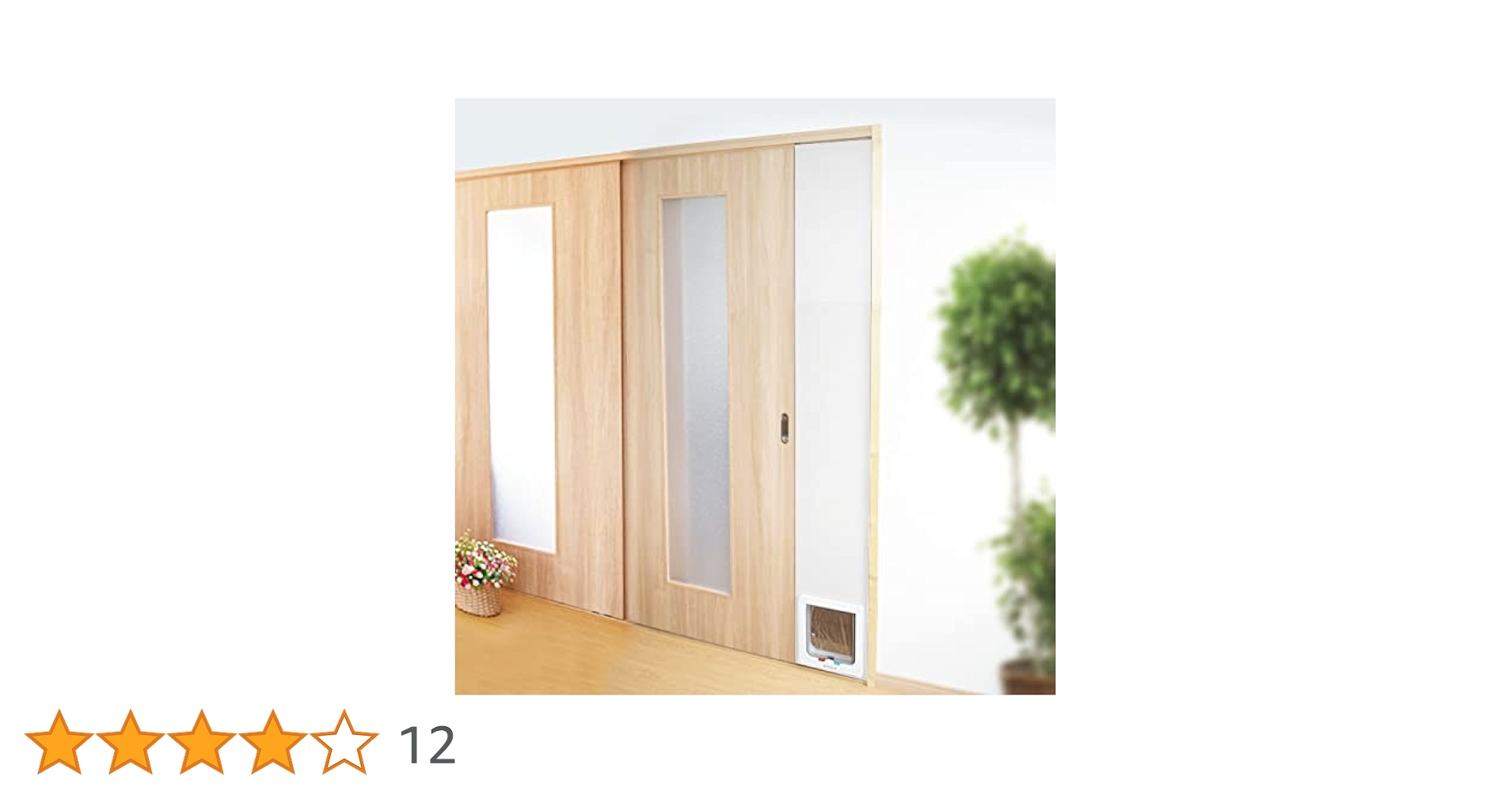 Amazon.co.jp: 小型犬・猫用 L型ペットドア ペットスルーもん